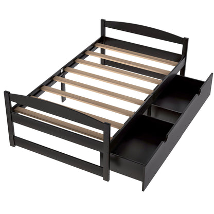 Platform Bed With 2 Drawers - The Sleep Loft - Online Mattress Showroom NYC