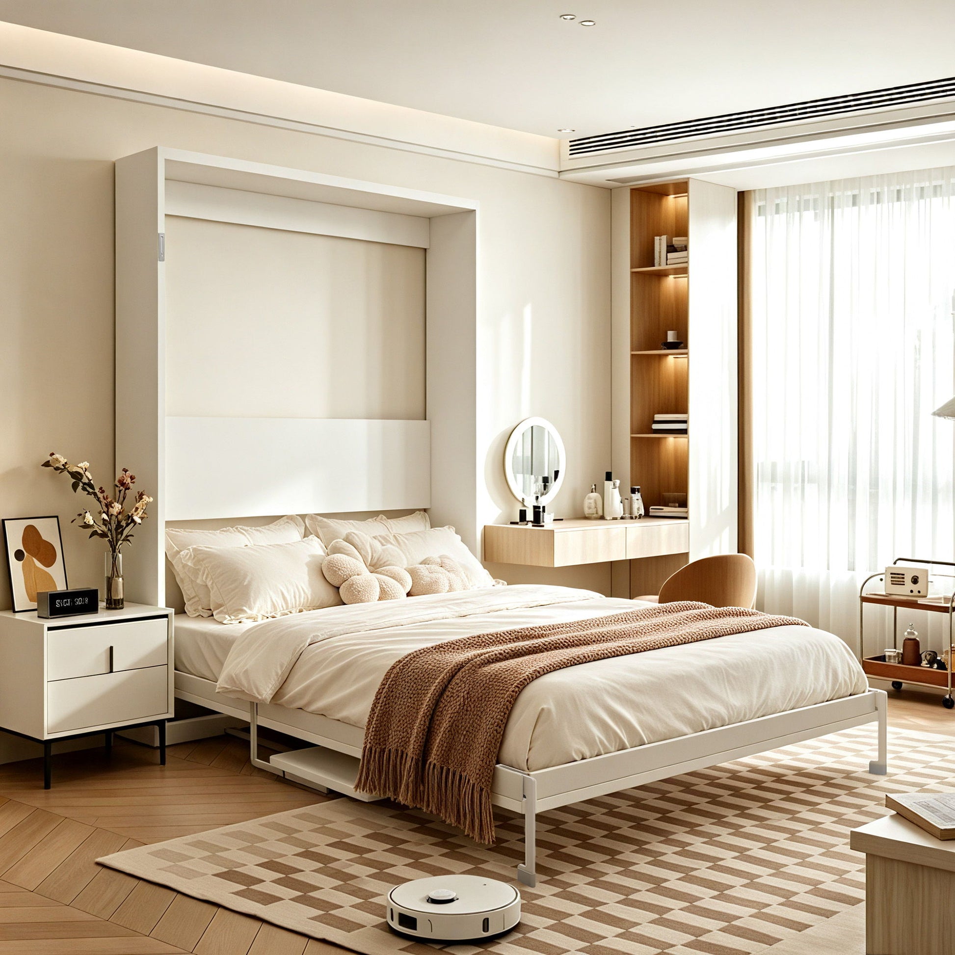 Folding Vertical Murphy Wall Bed - The Sleep Loft - Online Mattress Showroom NYC