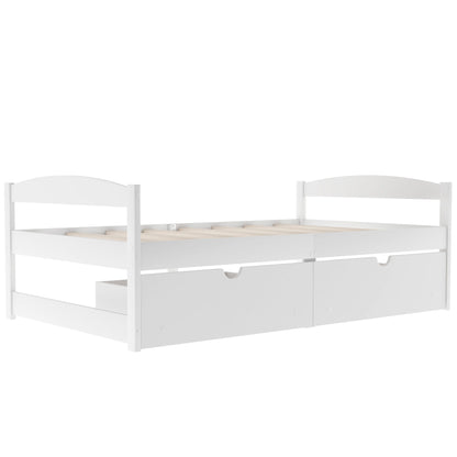 Platform Bed With 2 Drawers - The Sleep Loft - Online Mattress Showroom NYC