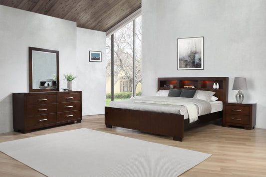 Jessica 4-piece Queen Bedroom Set Cappuccino - The Sleep Loft - Online Mattress Showroom NYC