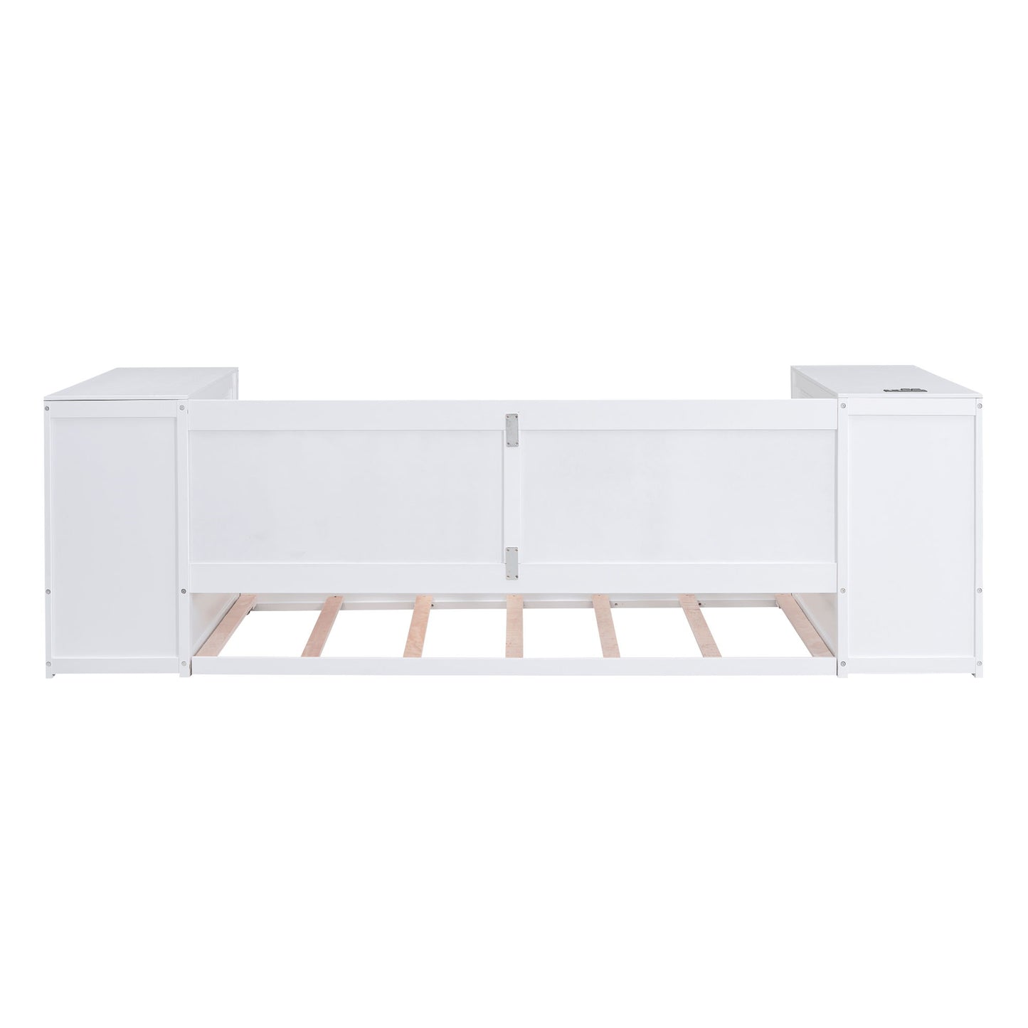 Daybed With Storage Arms, Trundle And Charging Station - The Sleep Loft - Online Mattress Showroom NYC