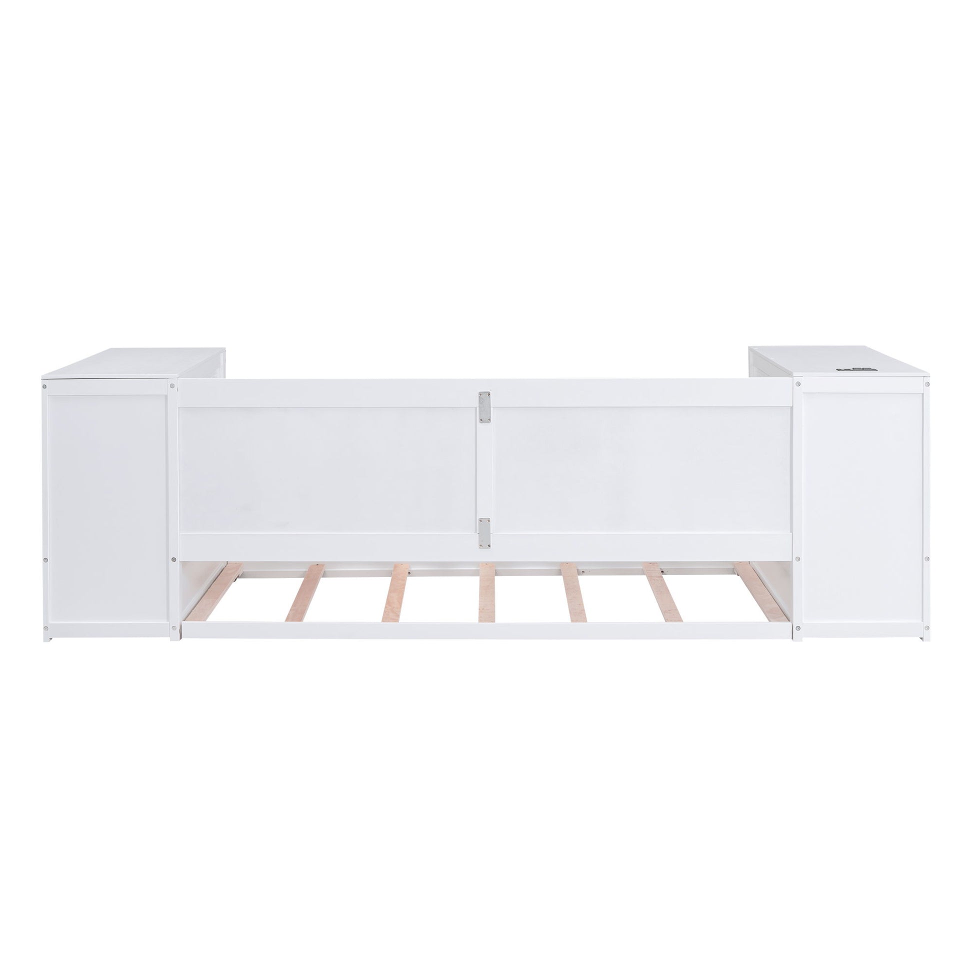 Daybed With Storage Arms, Trundle And Charging Station - The Sleep Loft - Online Mattress Showroom NYC