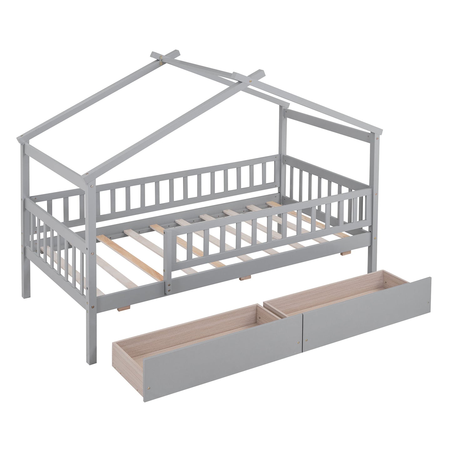 House Bed With 2 Drawers - The Sleep Loft - Online Mattress Showroom NYC