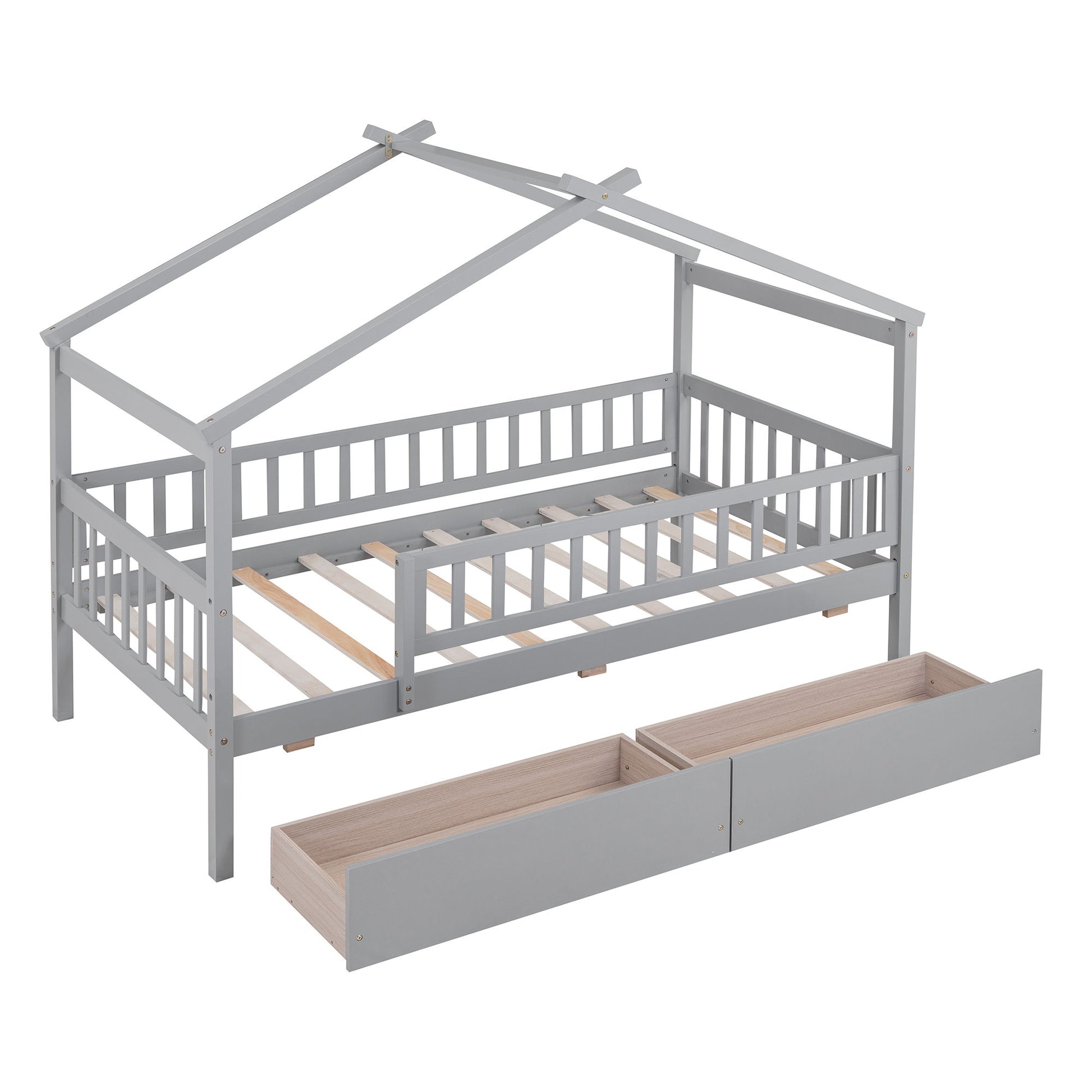 House Bed With 2 Drawers - The Sleep Loft - Online Mattress Showroom NYC