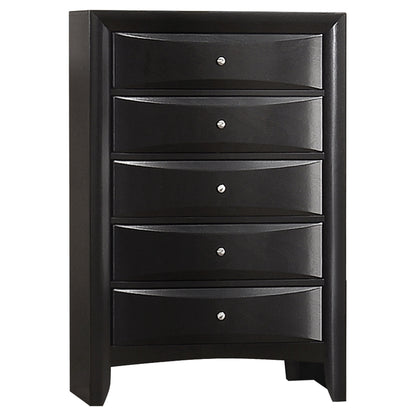 Briana 5-piece Eastern King Bedroom Set Black