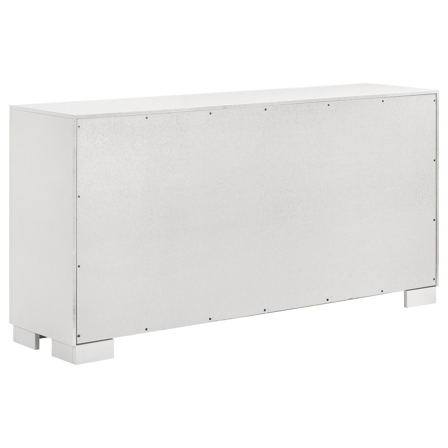 Jessica 6-piece Queen LED Bedroom Set Snow White