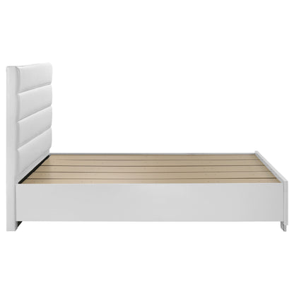 Felicity Queen Storage Bed White High Gloss