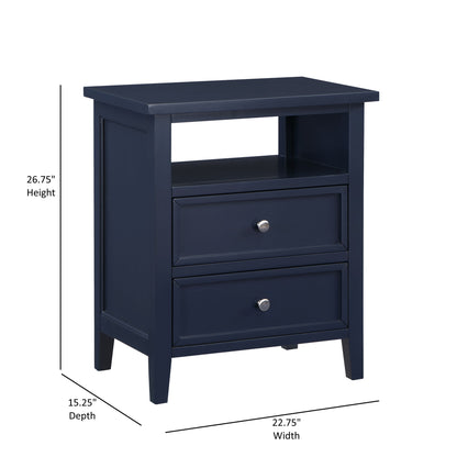 Weston - 2 Drawer Nightstand - The Sleep Loft - Online Mattress Showroom NYC