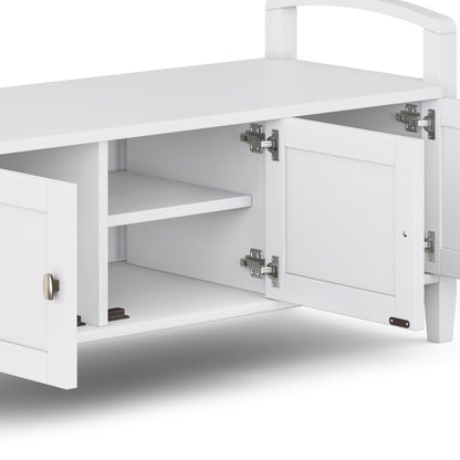 Warm Shaker - Handcrafted Entryway Storage Bench - The Sleep Loft - Online Mattress Showroom NYC