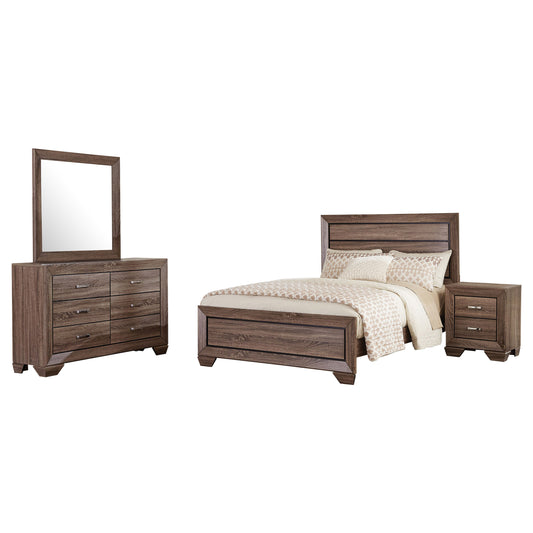 Kauffman 4-piece California King Bedroom Set Washed Taupe - The Sleep Loft - Online Mattress Showroom NYC