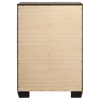 Kauffman 5-drawer Bedroom Chest Washed Taupe