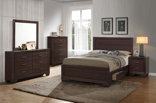 Kauffman 5-piece California King Bedroom Set Dark Cocoa - The Sleep Loft - Online Mattress Showroom NYC