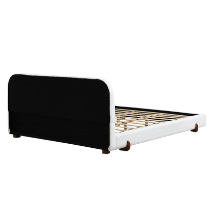 Elegant Upholstered Bed Frame - The Sleep Loft - Online Mattress Showroom NYC