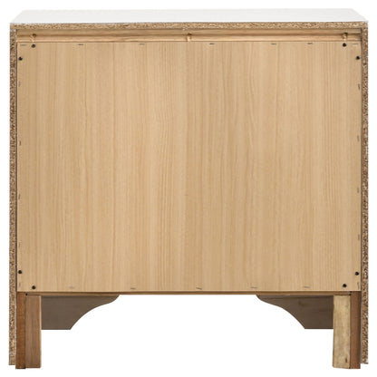 Miranda 3-drawer Nightstand Bedside Table White