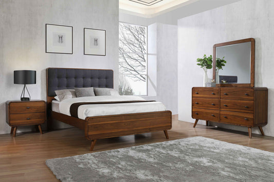 Robyn 4-piece California King Bedroom Set Dark Walnut - The Sleep Loft - Online Mattress Showroom NYC