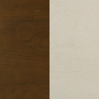 Garland 58-inch Queen Panel Bed Cream and Brown Cherry