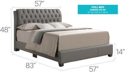 Tufted Upholstered Bed - The Sleep Loft - Online Mattress Showroom NYC