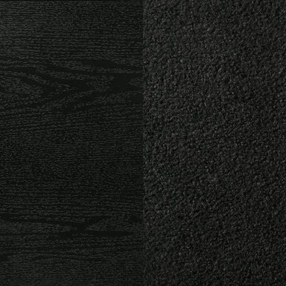 Miranda 54-inch Upholstered Eastern King Panel Bed Black