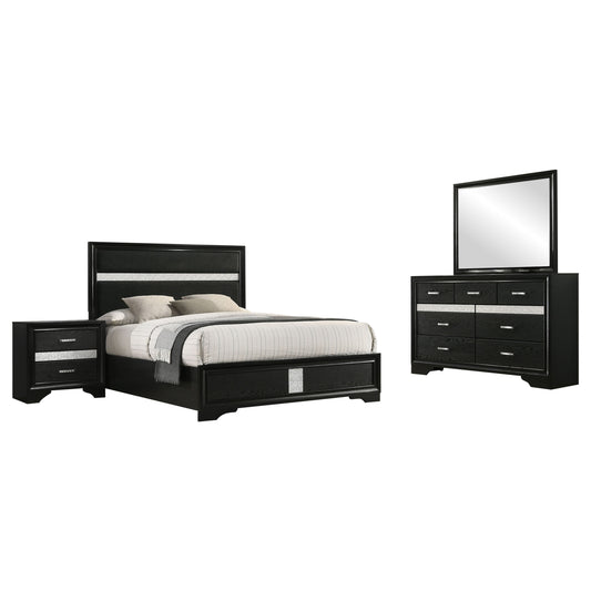 Miranda 4-piece California King Bedroom Set Black - The Sleep Loft - Online Mattress Showroom NYC