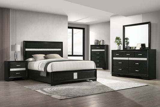 Miranda 5-piece California King Bedroom Set Black - The Sleep Loft - Online Mattress Showroom NYC