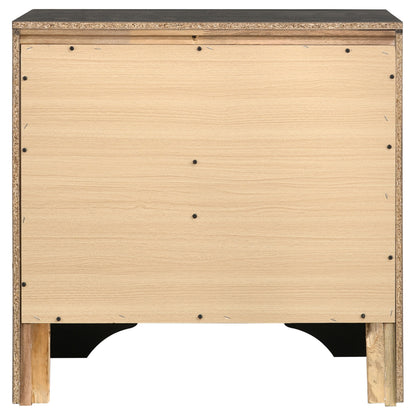 Miranda 3-drawer Nightstand Bedside Table Black