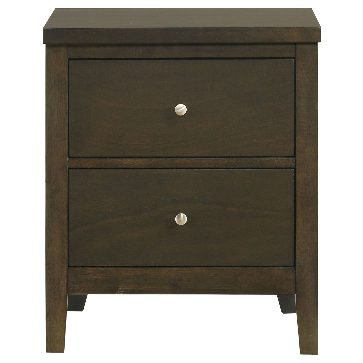 Clement - 2 Drawer Nightstand Bedside Table - Espresso - The Sleep Loft - Online Mattress Showroom NYC