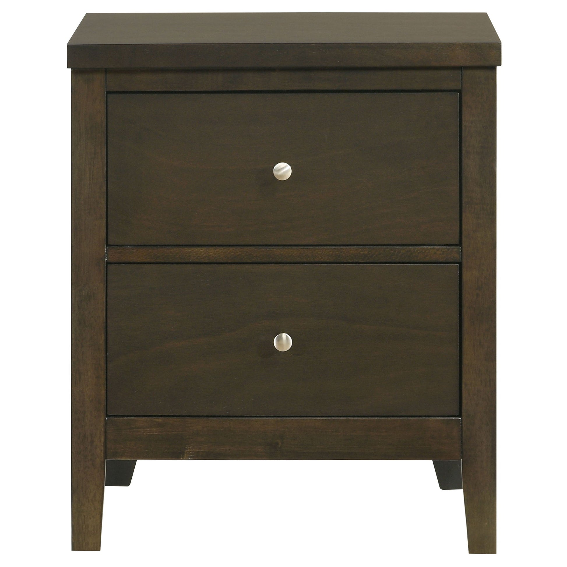 Clement - 2 Drawer Nightstand Bedside Table - Espresso - The Sleep Loft - Online Mattress Showroom NYC