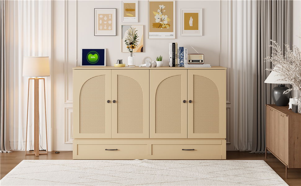 Murphy Bed With Large Drawers - The Sleep Loft - Online Mattress Showroom NYC