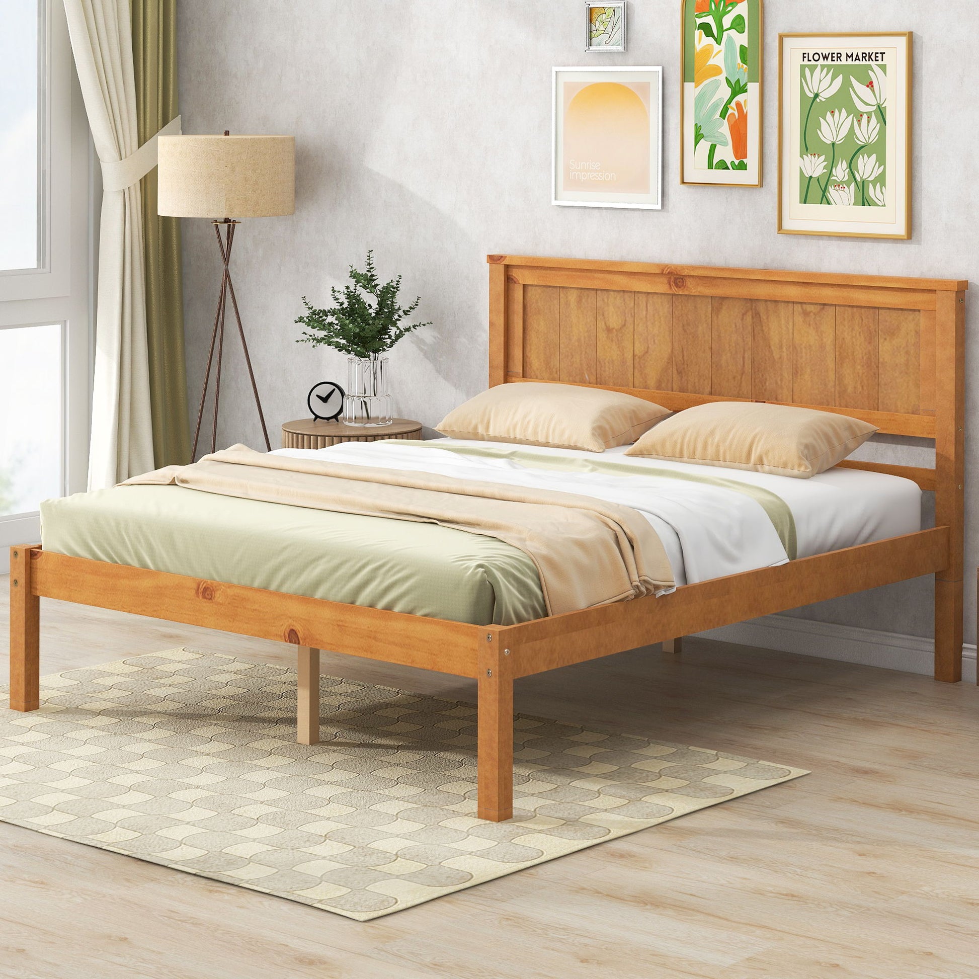 Platform Bed Frame With Headboard - The Sleep Loft - Online Mattress Showroom NYC