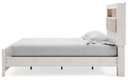 Altyra - Queen Panel Bookcase Bed With Roll Slats - White - The Sleep Loft - Online Mattress Showroom NYC