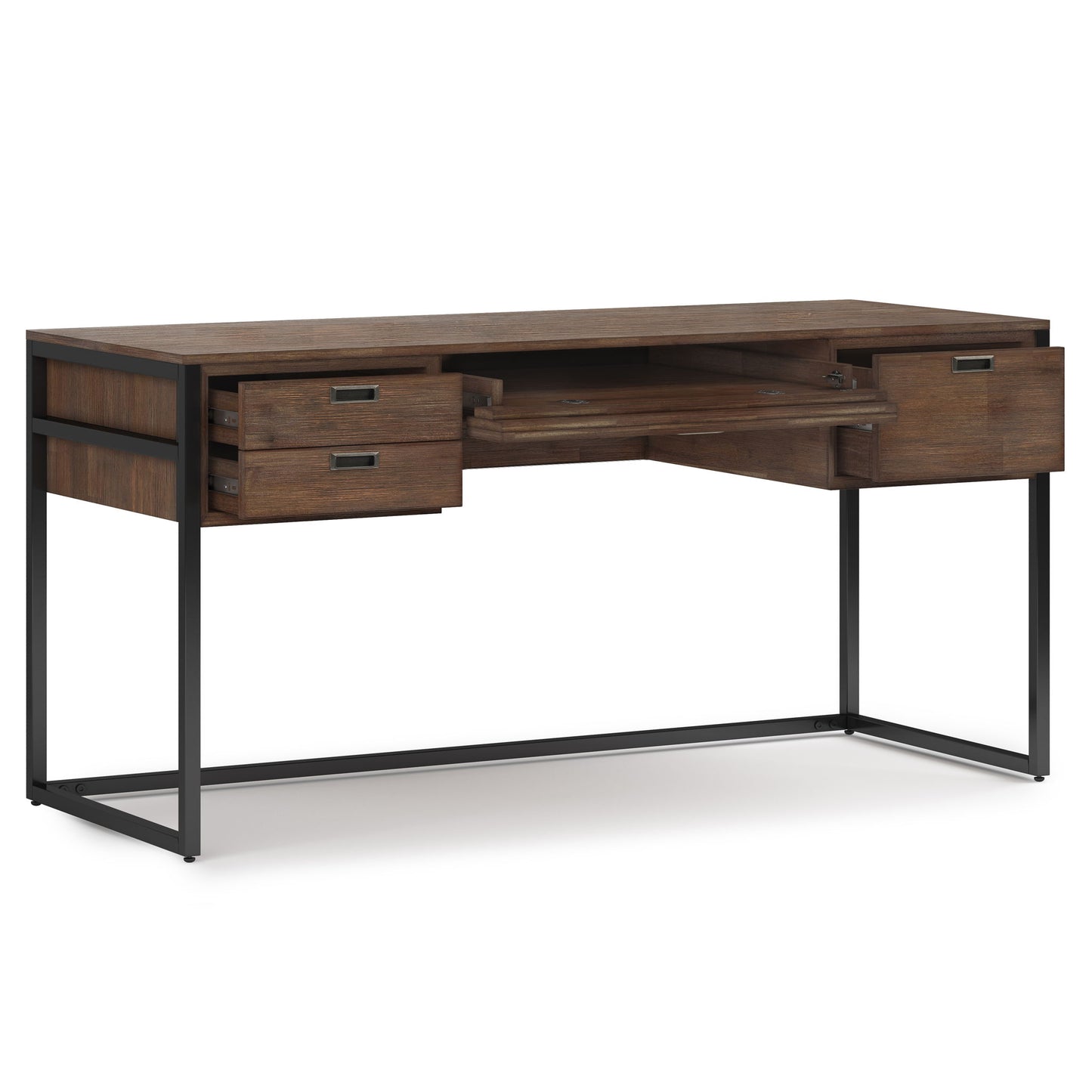 Richmond - Desk - Rustic Natural Aged Brown - The Sleep Loft - Online Mattress Showroom NYC