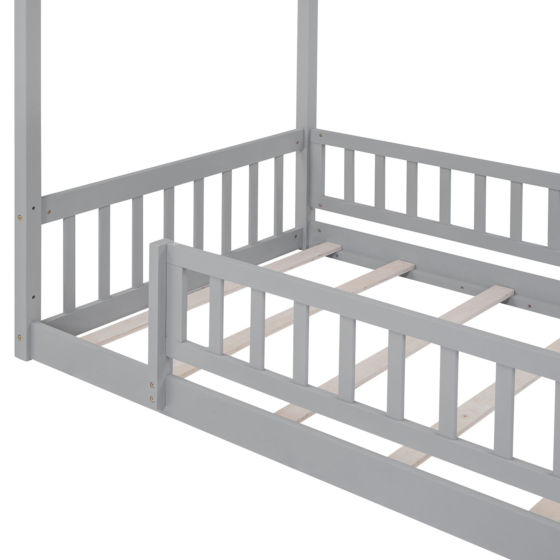 Bed House Bed Frame With Fence - The Sleep Loft - Online Mattress Showroom NYC