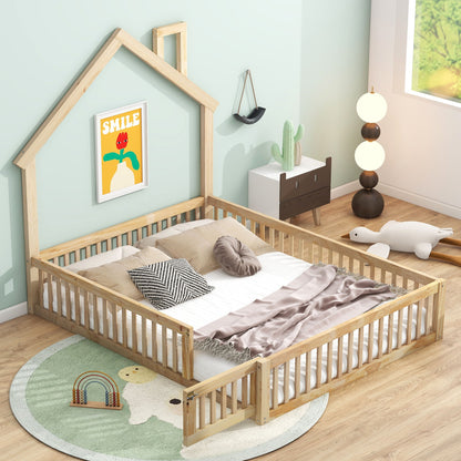 House Platform Bed With Guardrail - The Sleep Loft - Online Mattress Showroom NYC