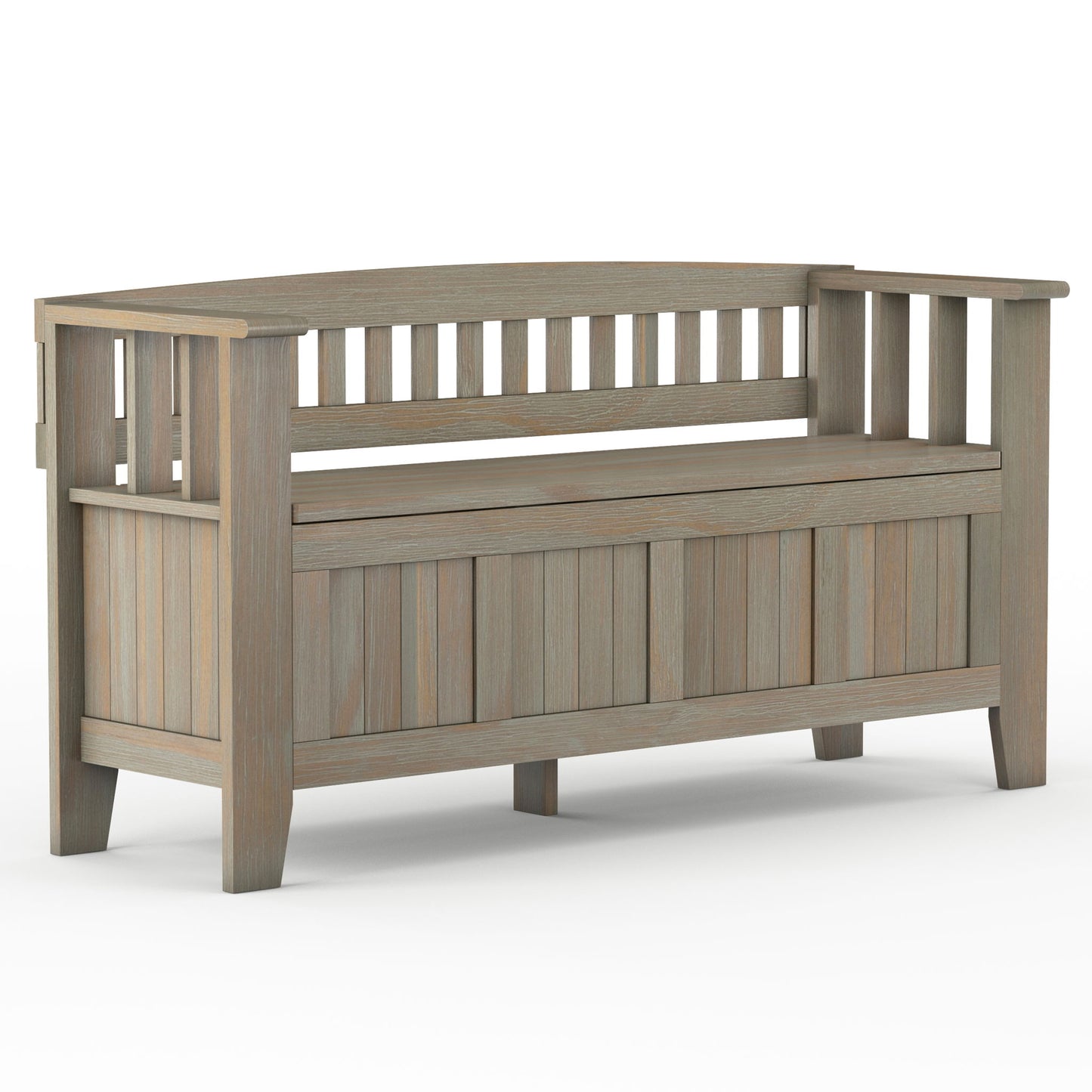 Acadian - Entryway Storage Bench, Handcrafted - The Sleep Loft - Online Mattress Showroom NYC