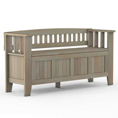 Acadian - Entryway Storage Bench, Handcrafted - The Sleep Loft - Online Mattress Showroom NYC