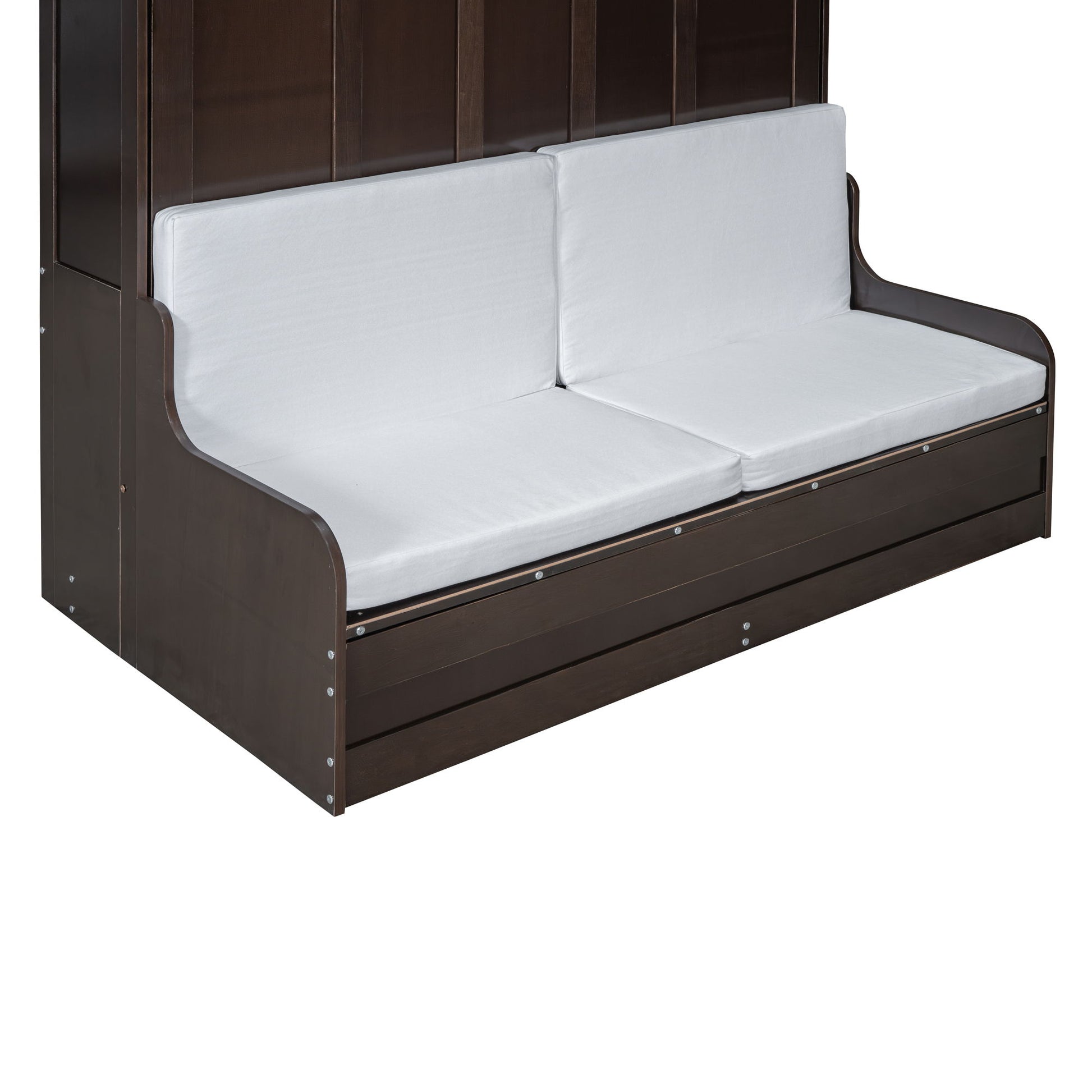 Murphy Wall Bed With Cushion, Space Saving Design, And Construction - The Sleep Loft - Online Mattress Showroom NYC