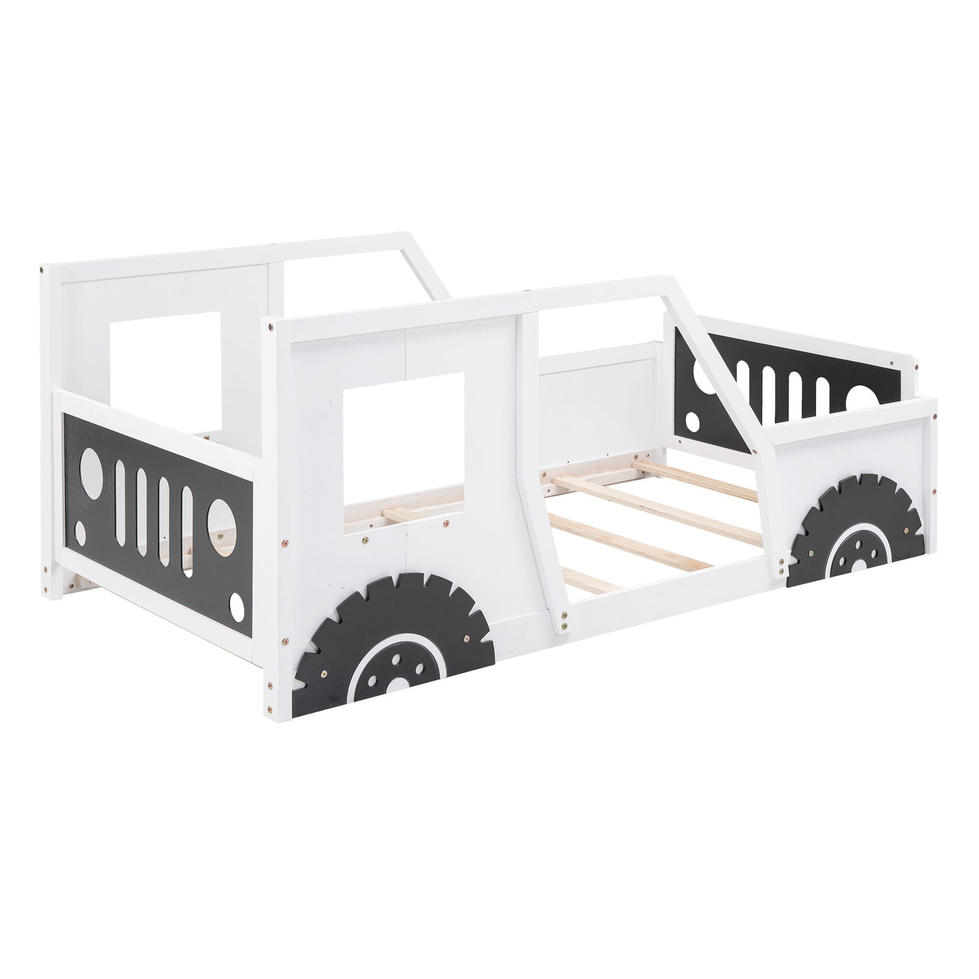 Classic Car Shaped Platform Bed With Wheels - The Sleep Loft - Online Mattress Showroom NYC