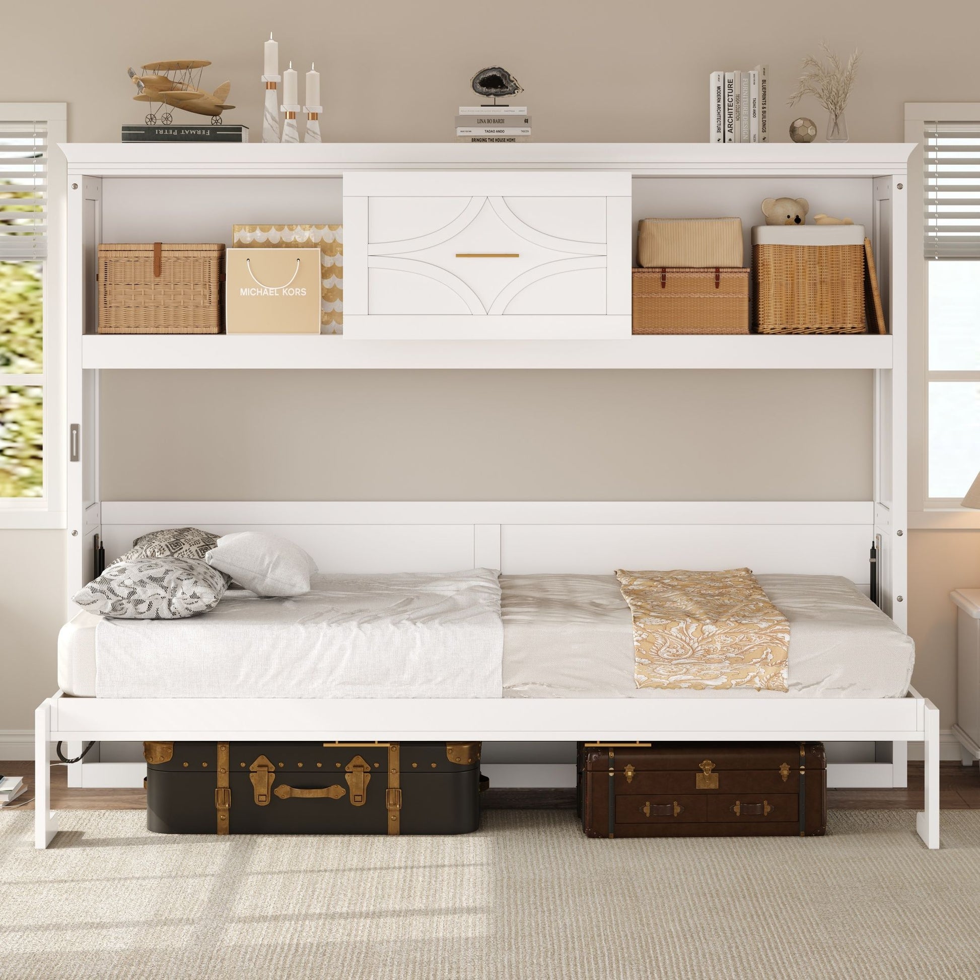 Murphy Bed With Charging Station And Drawer - The Sleep Loft - Online Mattress Showroom NYC