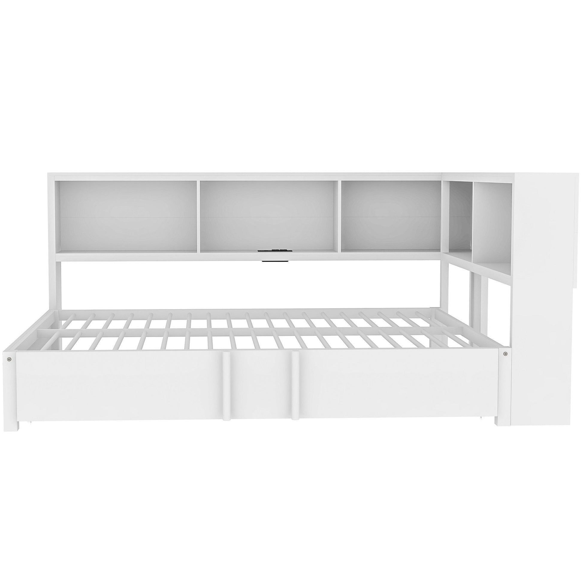 Daybed With Trundle, Storage Cabinets And USB Ports - The Sleep Loft - Online Mattress Showroom NYC
