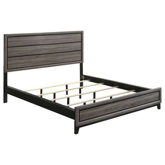 Watson Wood California King Panel Bed Grey Oak - The Sleep Loft - Online Mattress Showroom NYC