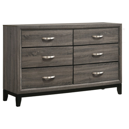 Watson Four-piece Queen Bedroom Set Grey Oak