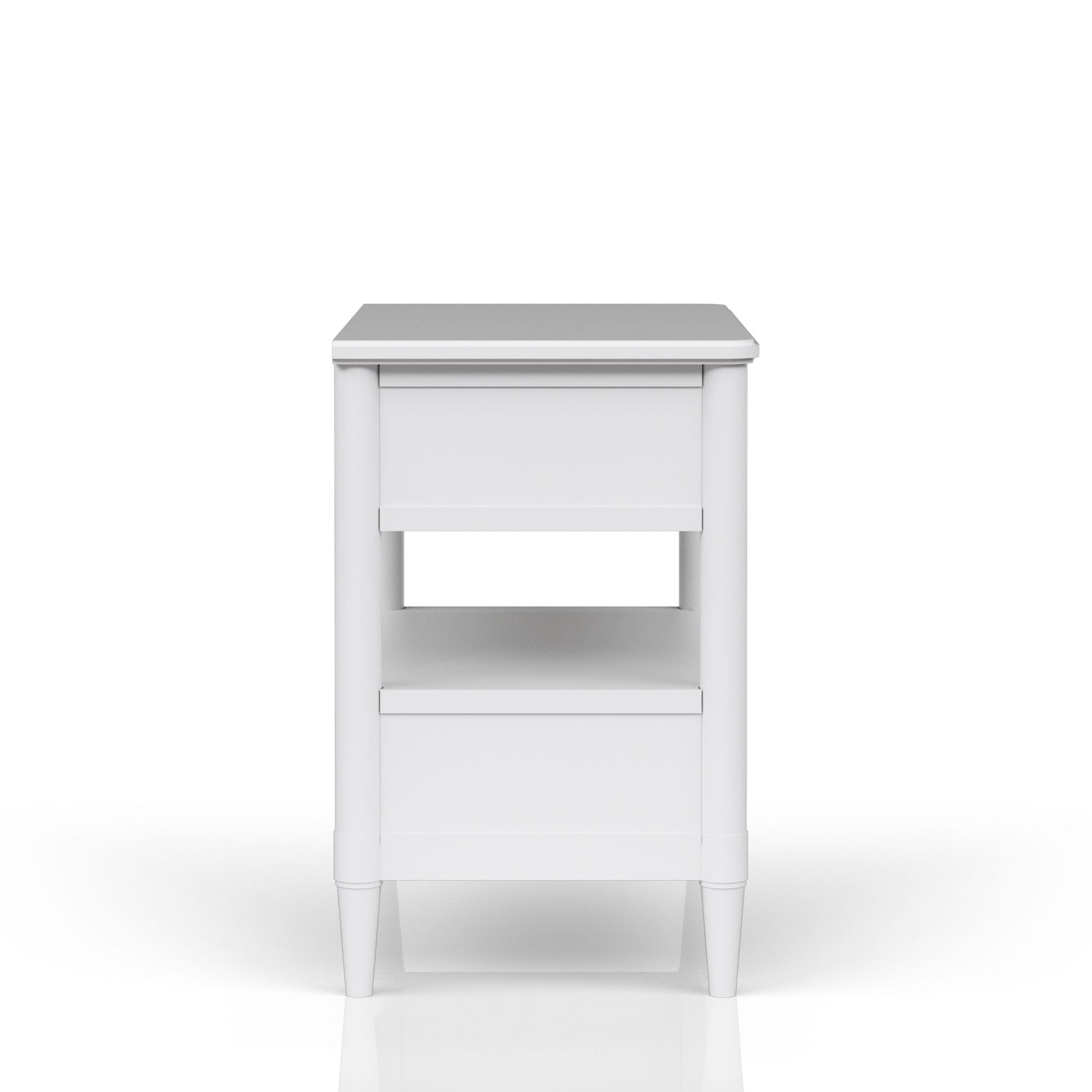 Open Nightstand With 2 Drawers - The Sleep Loft - Online Mattress Showroom NYC