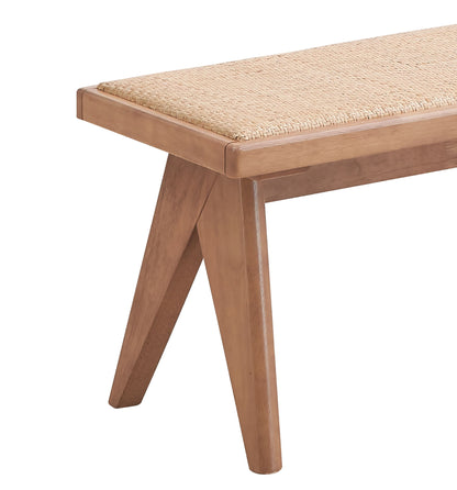 Velentina - Bench - Rattan / Natural - The Sleep Loft - Online Mattress Showroom NYC