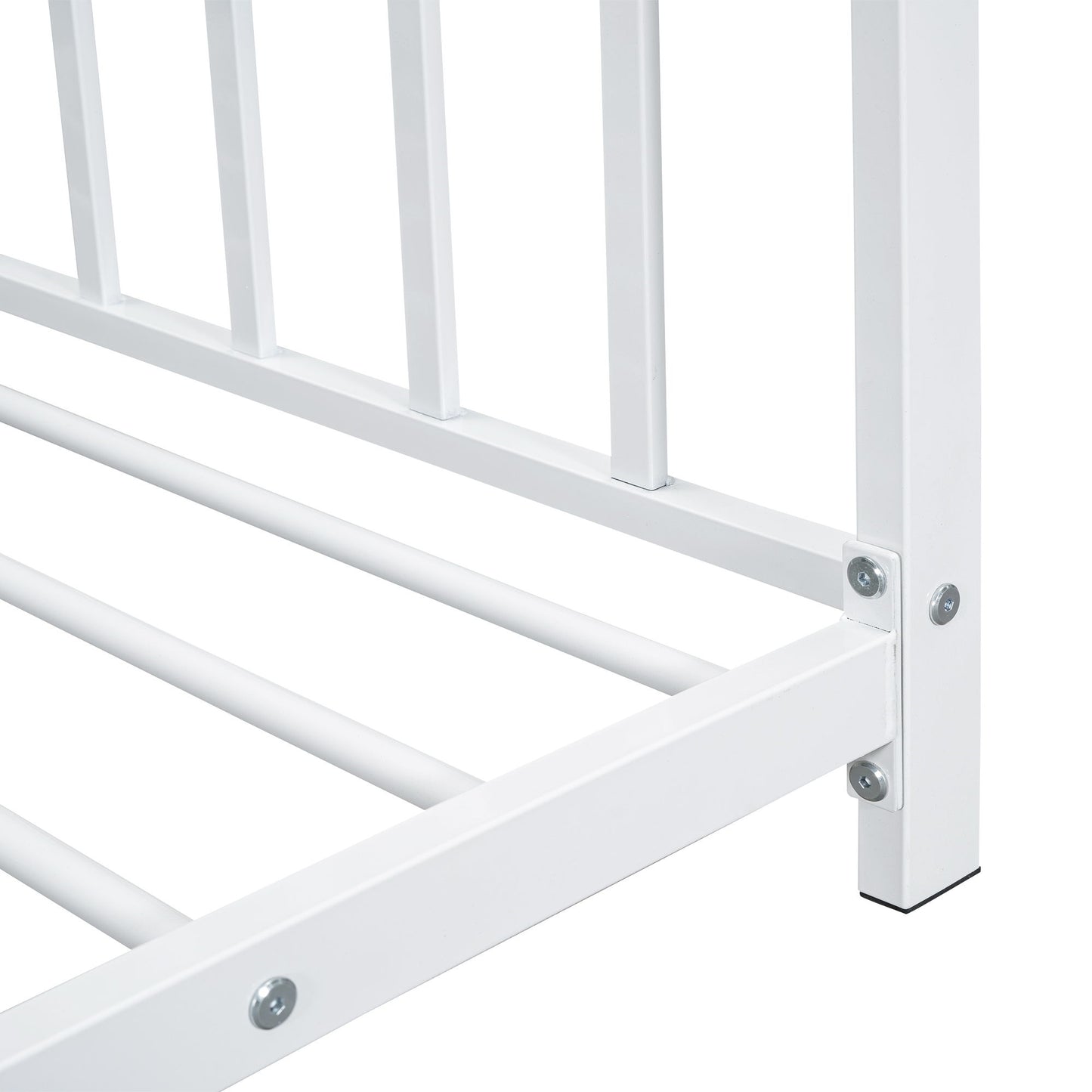 Metal House Platform Bed With Modern Design And Durable Frame - The Sleep Loft - Online Mattress Showroom NYC