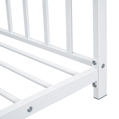 Metal House Platform Bed With Modern Design And Durable Frame - The Sleep Loft - Online Mattress Showroom NYC