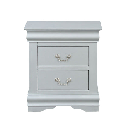 Louis Philippe III - Sleek Design Nightstand - The Sleep Loft - Online Mattress Showroom NYC