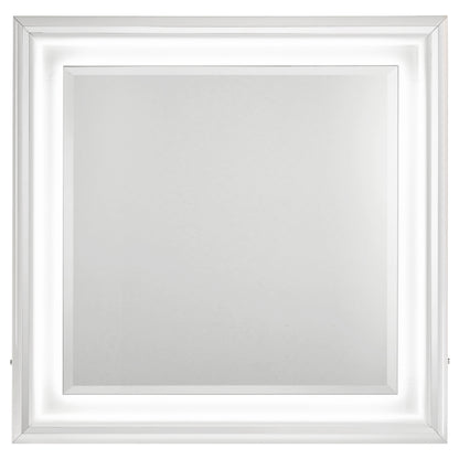 Cassia Dresser Mirror White High Gloss