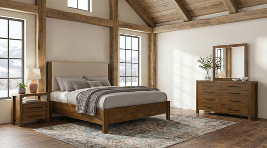 Adderley 4-piece California King Bedroom Set Warm Brown - The Sleep Loft - Online Mattress Showroom NYC