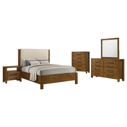 Adderley 5-piece California King Bedroom Set Warm Brown