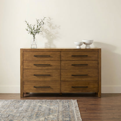 Adderley 8-drawer Bedroom Dresser Cabinet Warm Brown